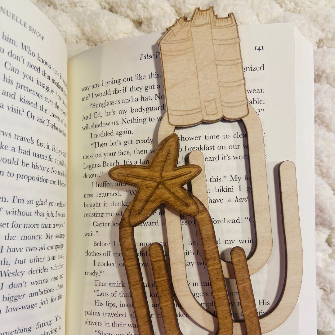 Book Paperclip Bookmark