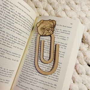 Pug Paperclip Bookmark