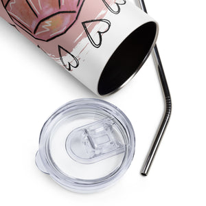 Bound by Love tumbler side for romance readers by Emmanuelle Snow