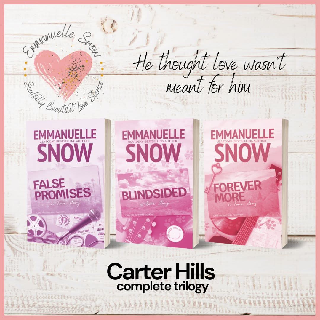 Carter Hills's trilogy (Carter Hills Band book series) - Author Emmanuelle Snow Bookshop