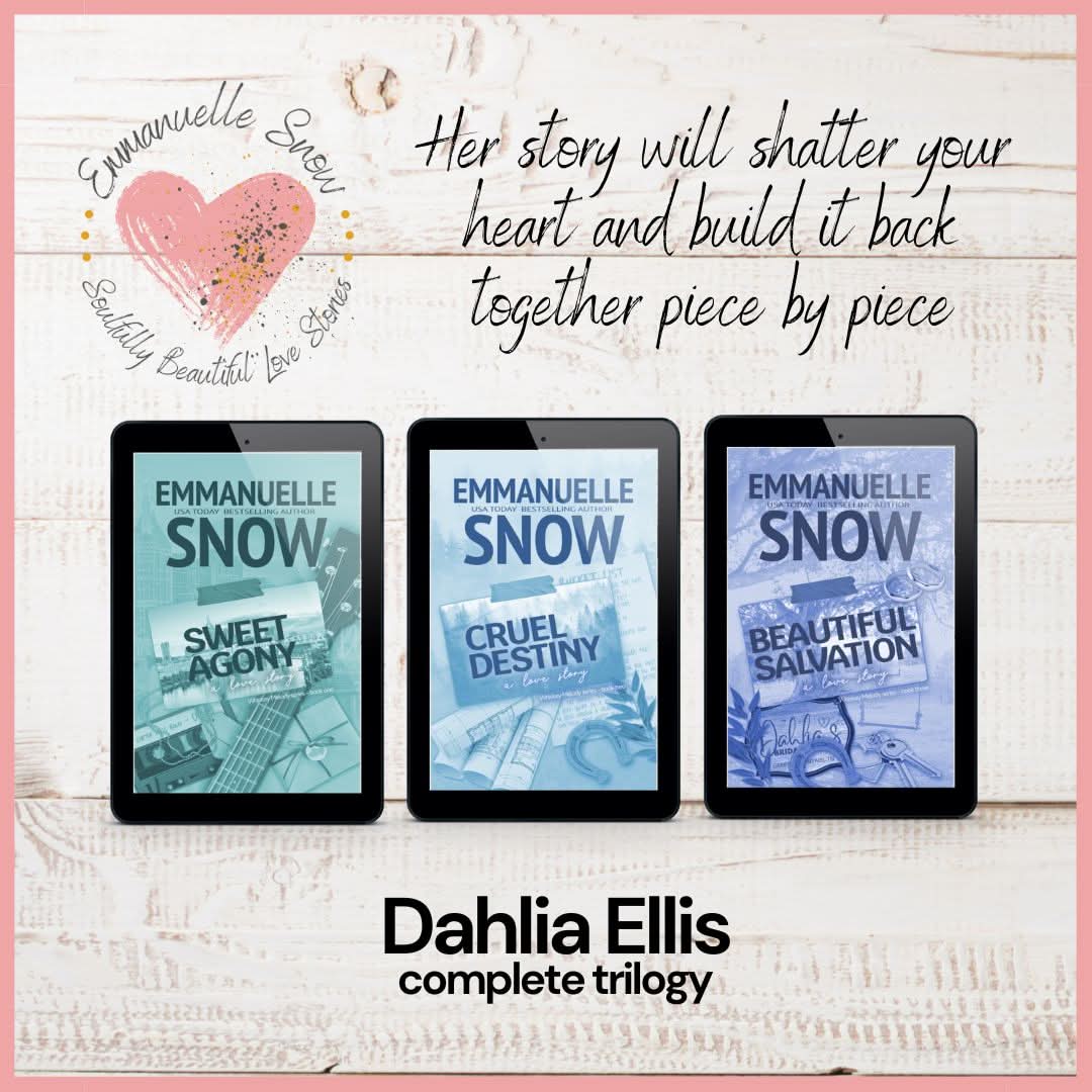 Dahlia Ellis's trilogy (Whiskey Melody book series) - Author Emmanuelle Snow Bookshop