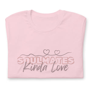 Folded Soulmates kinda Love T-shirt for romance readers by Emmanuelle Snow