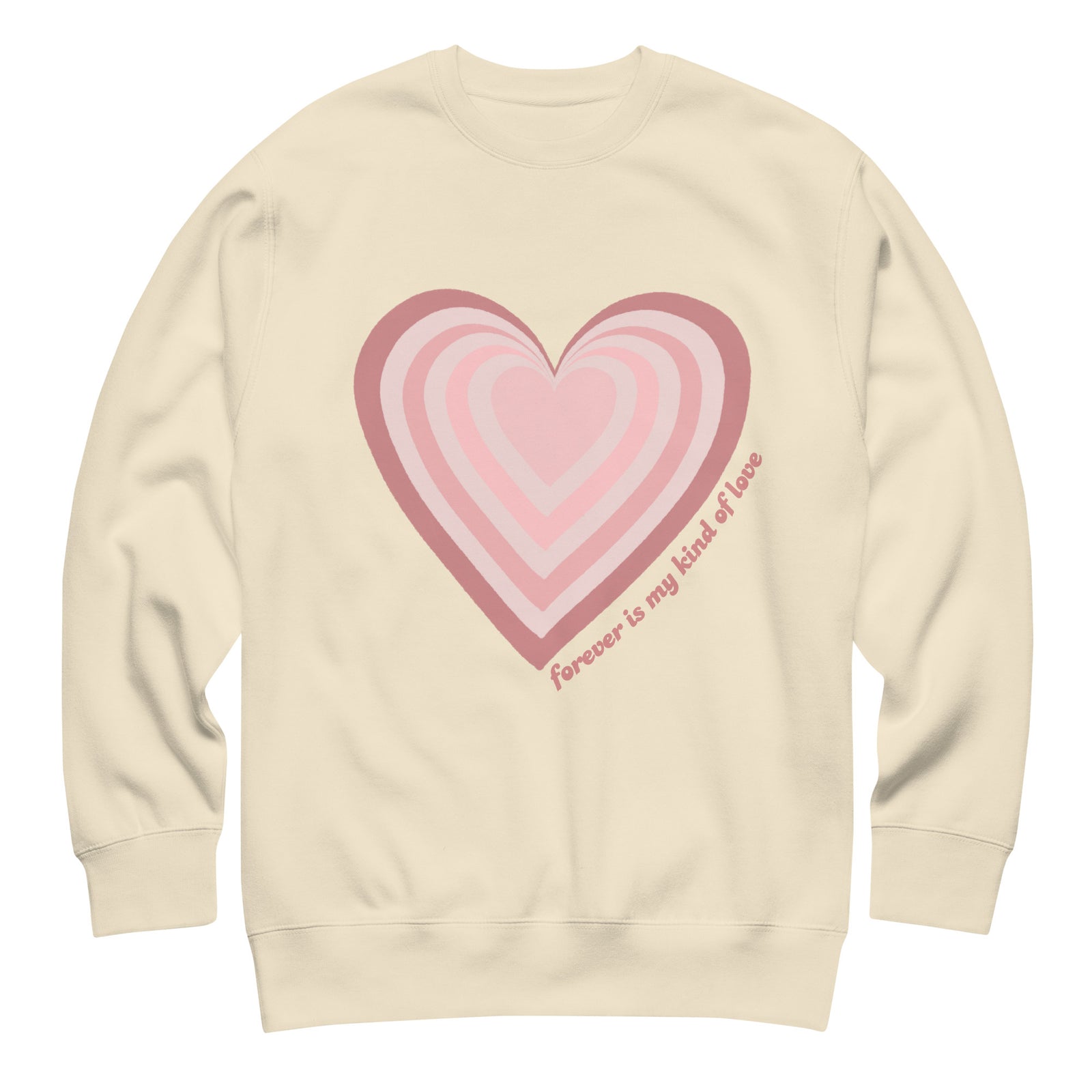 Forever is my kind of love sweatshirt for romance readers by Emmanuelle Snow