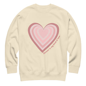 Forever is my kind of love sweatshirt for romance readers by Emmanuelle Snow