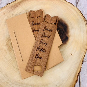 eco-friendly paper kraft envelope wood bookmark free-shipping Emmanuelle Snow author collection