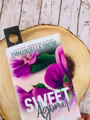 Emmanuelle Snow Sweet Agony Pale Wooden Bookmark Like Jillian Dodd