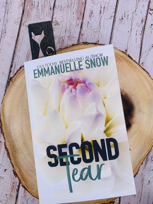Second Tear Novel Emmanuelle Snow Like Tijan Dark hourglass cat lover bookmark