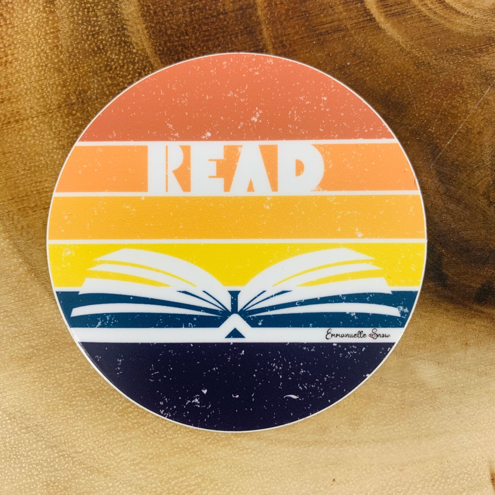 READ Sticker - Author Emmanuelle Snow Bookshop