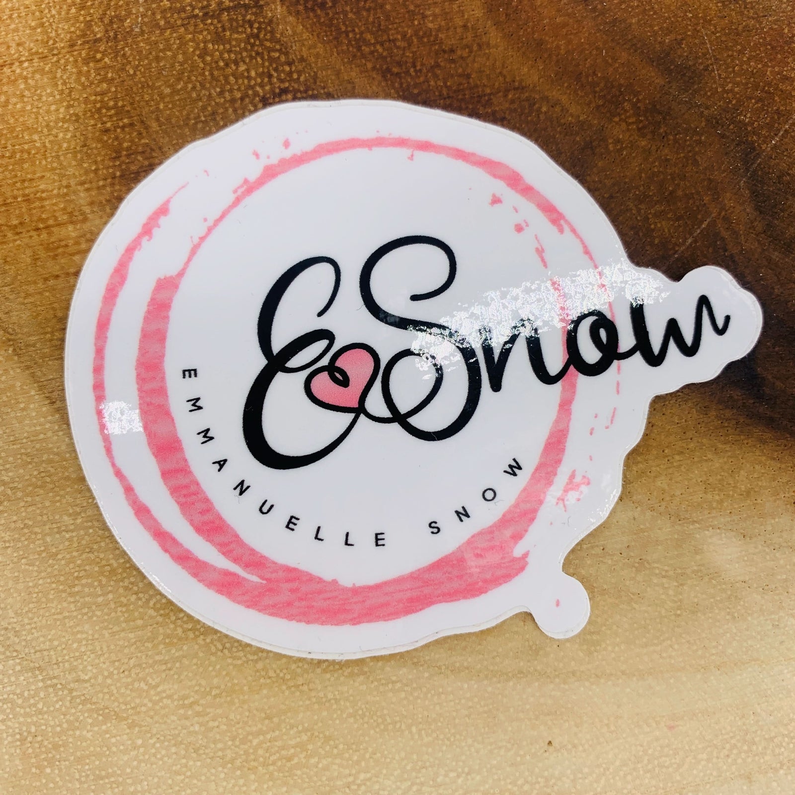 kissing Sticker - Author Emmanuelle Snow Bookshop