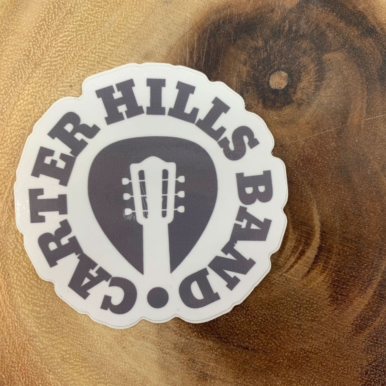 Carter Hills Band Sticker - Author Emmanuelle Snow Bookshop