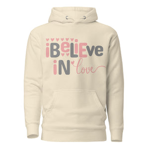 I Believe In Love Hoodie for romance readers by Emmanuelle Snow