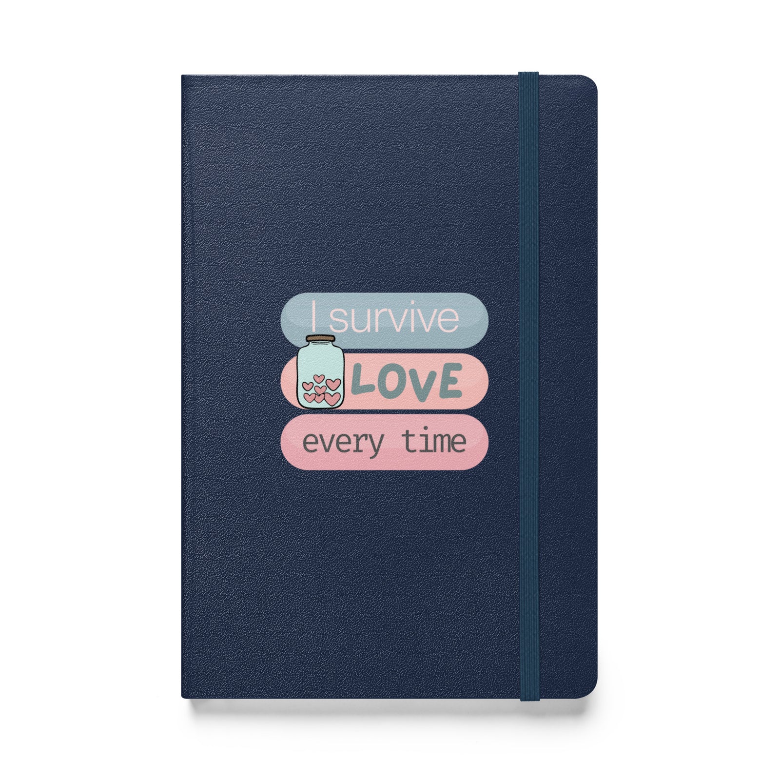 I Survive Love Every Time notebook for romance readers by Emmanuelle Snow