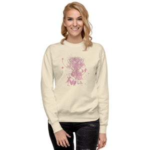 I love love sweatshirt model for romance readers by Emmanuelle Snow
