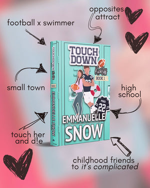 Kickoff paperback YA and coming of age football book tropes by Emmanuelle Snow