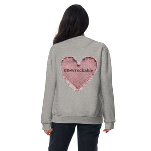 Unwreckable sweatshirt look for romance readers by Emmanuelle Snow