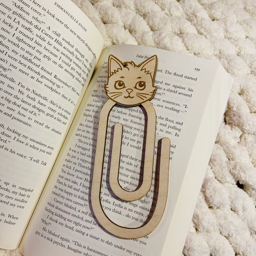 Cat Paperclip Bookmark