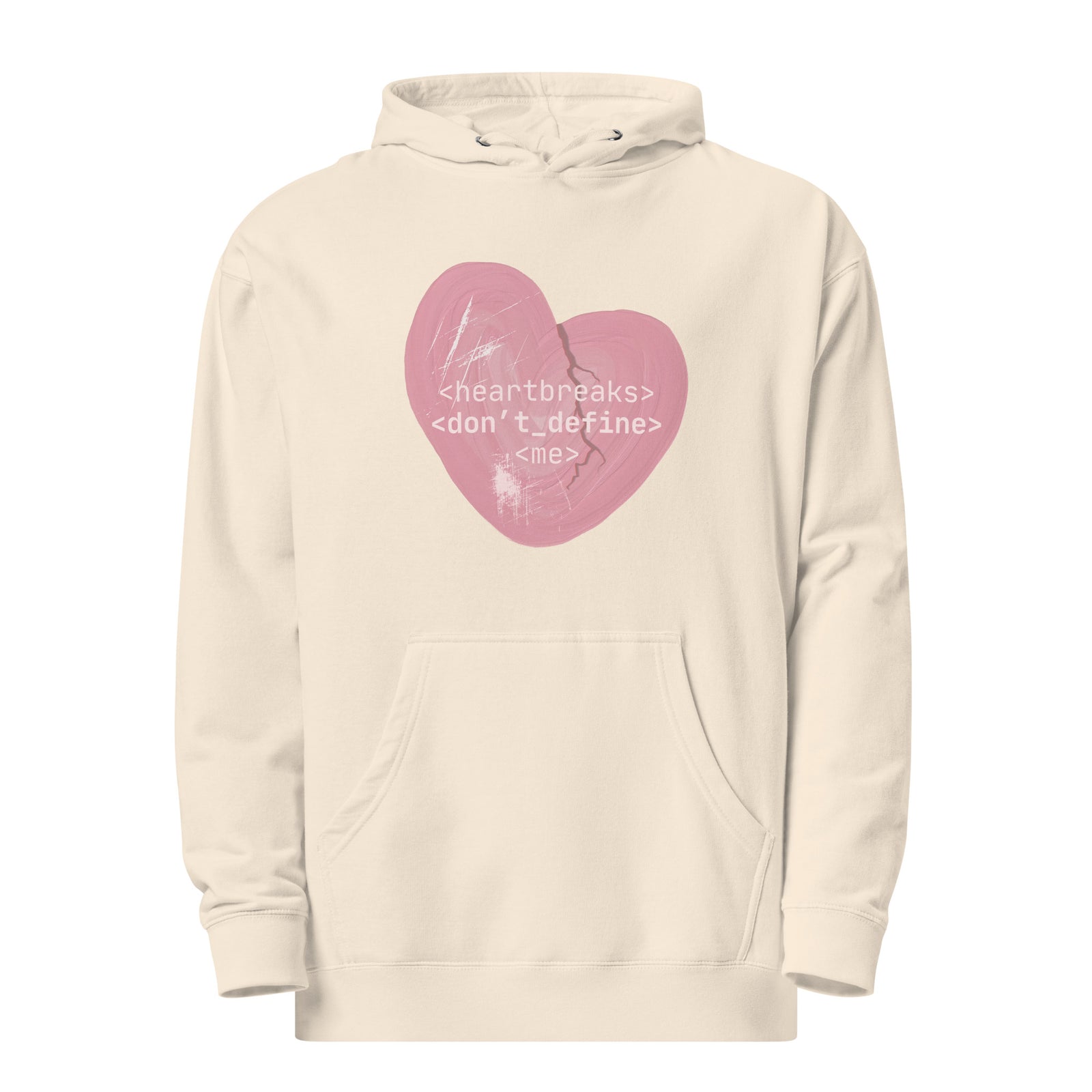 heartbreaks don't define me hoodie for romance readers by Emmanuelle Snow