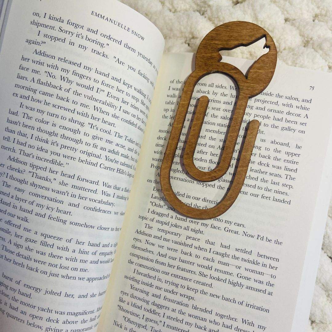 Wolf Paperclip Bookmark