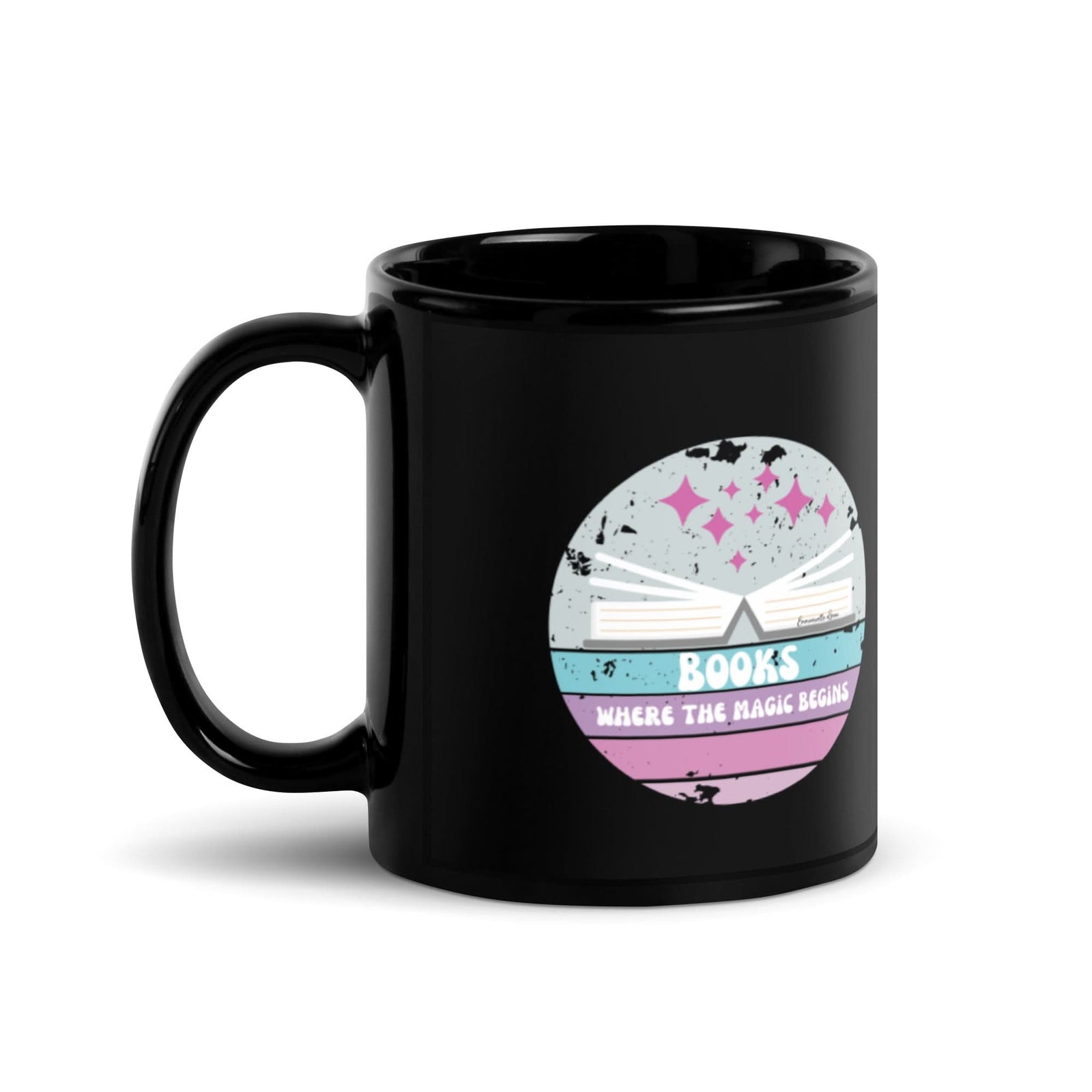 Where The Magic Begins Mug - Author Emmanuelle Snow Bookshop
