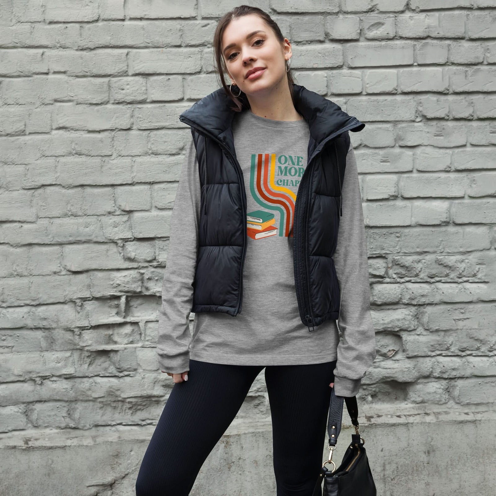 One More Chapter Long Sleeve T-shirt - Author Emmanuelle Snow Bookshop