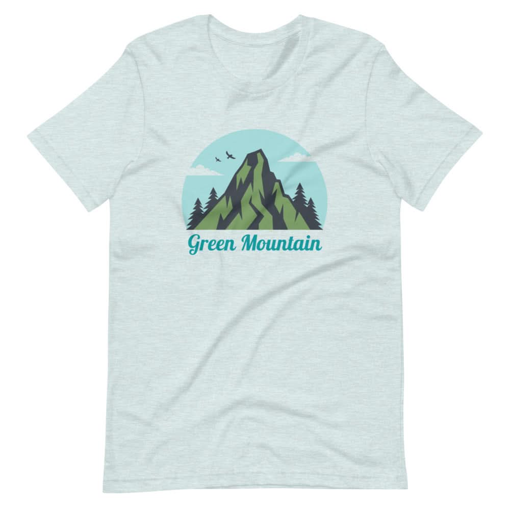 Green Mountain T-Shirt - Author Emmanuelle Snow Bookshop