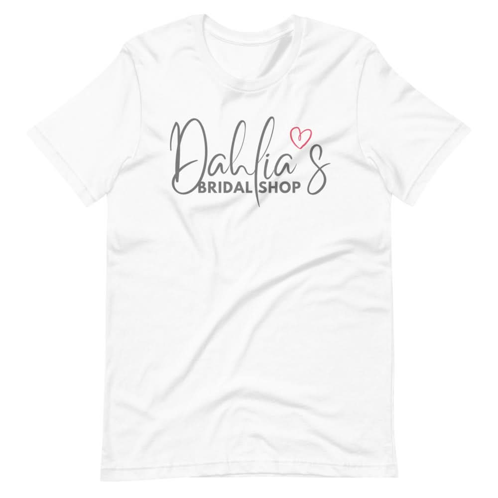 Dahlia's Bridal Shop T-Shirt - Author Emmanuelle Snow Bookshop