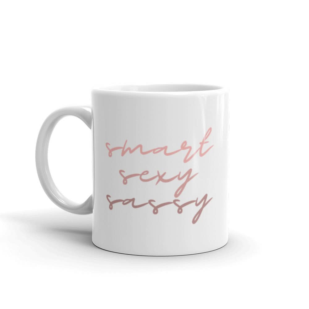 Smart Sexy Sassy mug - Author Emmanuelle Snow Bookshop